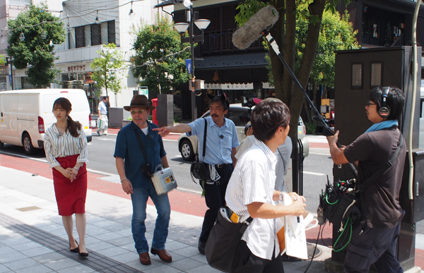 ぶらりちまたで再発見！～粋人なぎら健壱が県都・山形を歩く～ロケ写真