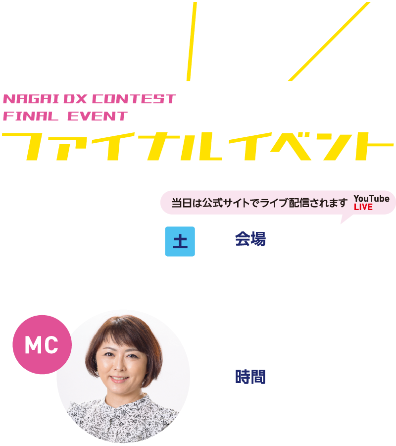長井DXコンテストファイナルイベント[2024年2月24日(土)会場タスパークホテル]