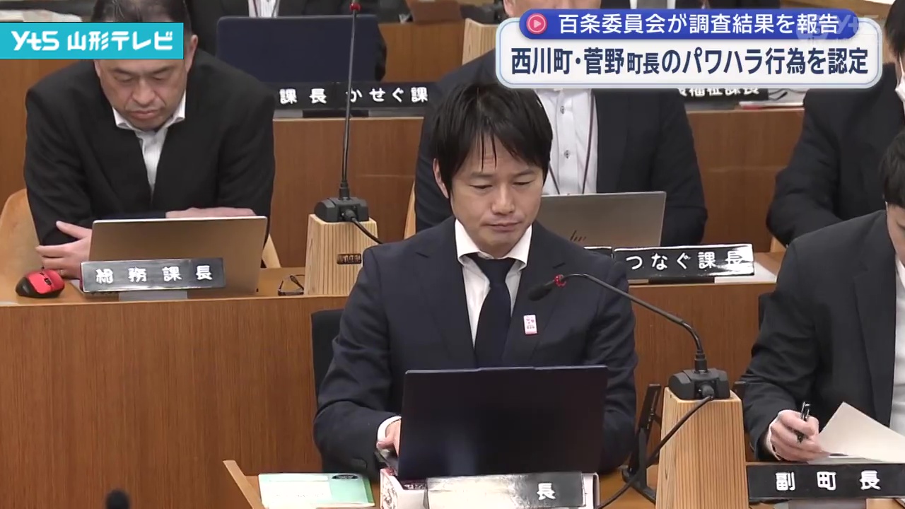 西川町 菅野町長のパワハラ行為を認定 | YTS山形テレビ